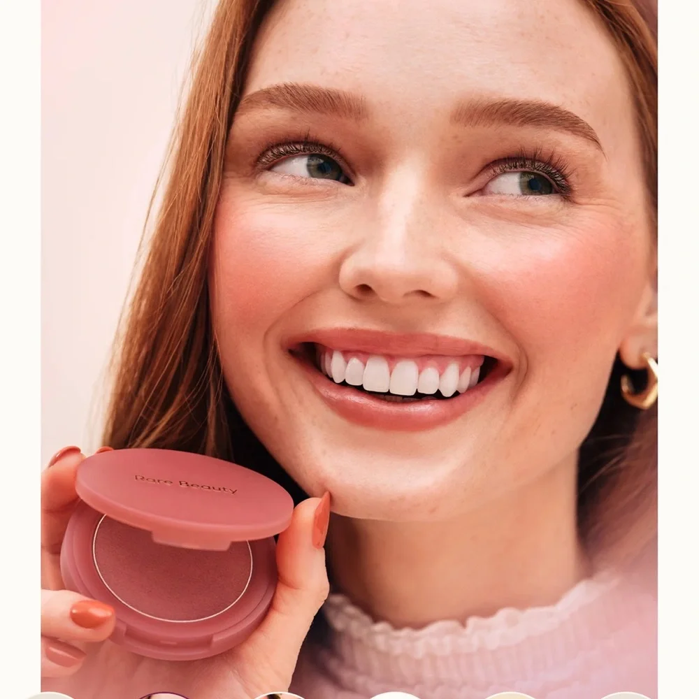 NWT Rare Beauty Soft Pinch Matte Bouncy Blush Hope – nude mauve
